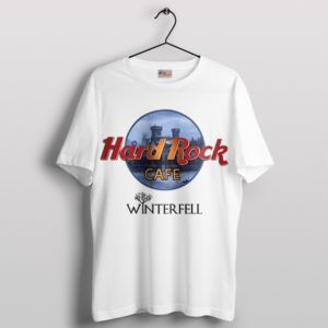 Winterfell Rock Cafe Game of Thrones White T-Shirt
