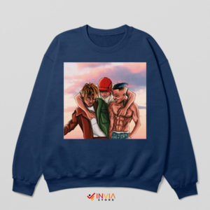 Wish for Eternity Juice WRLD Navy Sweatshirt