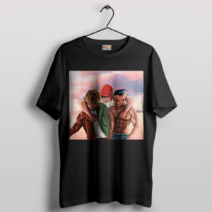 Wishing Well Vibes Juice WRLD Black T-Shirt