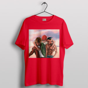 Wishing Well Vibes Juice WRLD Red T-Shirt
