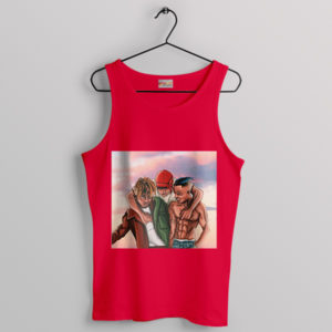 Wishing for Legends Juice WRLD Red Tank Top