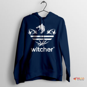 Witcher Runway Three Stripes Adidas Navy Hoodie