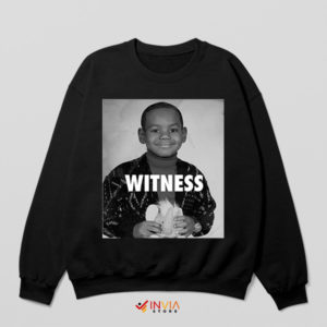 Witness LeBron's Youthful Portrait Sweatshirt