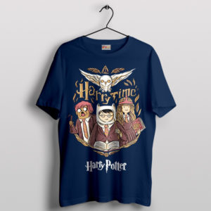 Wizardly Whimsy Adventure Time Potter Navy T-Shirt