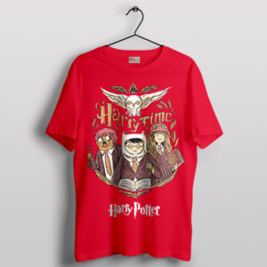 Wizardly Whimsy Adventure Time Potter Red T-Shirt