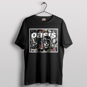 Wonderwall Wonders Oasis Tribute Black T-Shirt