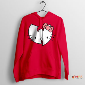 Wu-Tang Kitty Revolution Symbolic Red Hoodie