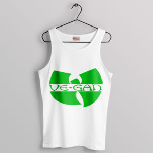 Wu-Tang Meme Vegan in Clan White Tank Top