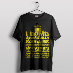 Wu-Tang Wisdom I Bomb Atomically Black T-Shirt