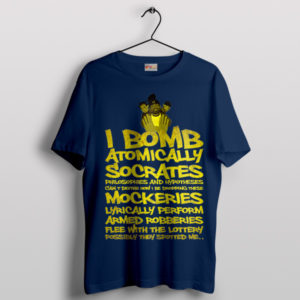 Wu-Tang Wisdom I Bomb Atomically Navy T-Shirt