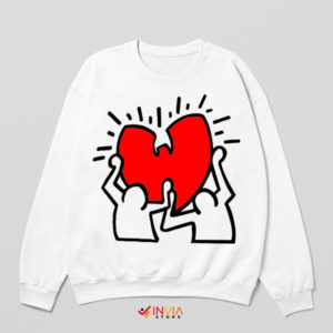 Wu-Tang's Rhythm Haring's Lines White Sweatshirt