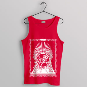 Yankees Symbol on Thrones Chair Red Tank Top