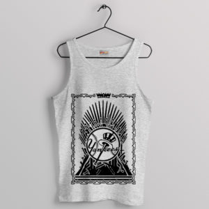 Yankees Symbol on Thrones Chair Sport Grey Tank Top