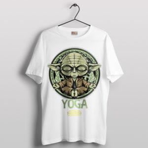Yoda Zen Master Star Wars YOGA White T-Shirt