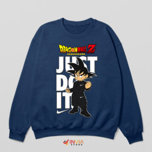 Z-Fighter Zen Son Goku Just Do It Navy Sweatshirt