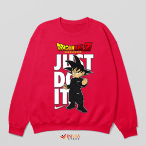 Z-Fighter Zen Son Goku Just Do It Red Sweatshirt