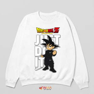 Z-Fighter Zen Son Goku Just Do It White Sweatshirt