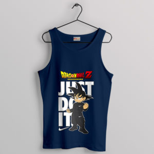 Zenkai Boost Goku Just Do It Navy Tank Top