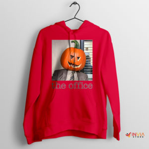 A Slice of The Office Dwight's Pumpkin Red Hoodie