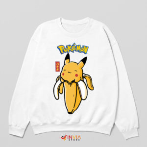 Adorable Pikachu Banana Style Sweatshirt