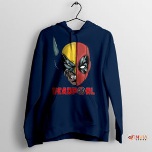 Adventures Wolverine and Deadpool Navy Hoodie