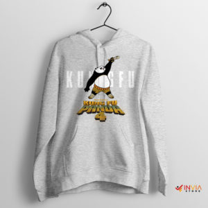 Air Kung Fu Panda 4 Po's Jumpman Sport Grey Hoodie