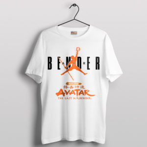Airbend Avatar Aang Air Jordan White T-Shirt