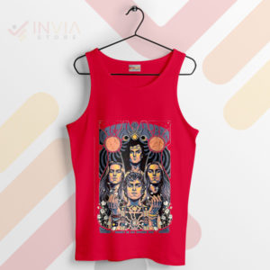 Anthem of the Floydian Army Graphic Red Tank Top