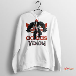 Antihero Venom Adidas Three Stripes White Hoodie