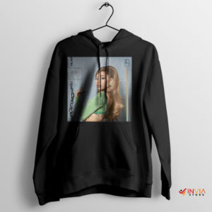 Ariana Grande's Iconic Cover Art Positions Black Hoodie