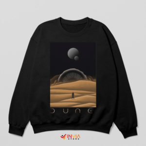 Arrakis Adventure Dune Planet Merch Black Sweatshirt