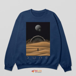 Arrakis Adventure Dune Planet Merch Navy Sweatshirt