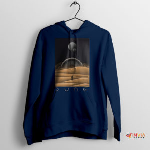Arrakis Exploration Dune Planet Inspired Navy Hoodie