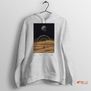 Arrakis Exploration Dune Planet Inspired Sport Grey Hoodie