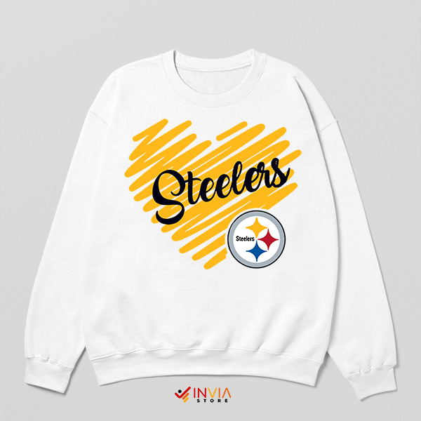 Artistic Love for the Pittsburgh Steelers Sweatshirt