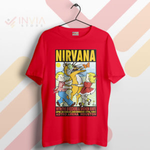 Astroarena Memories Nirvana '93 Graphic Red T-Shirt