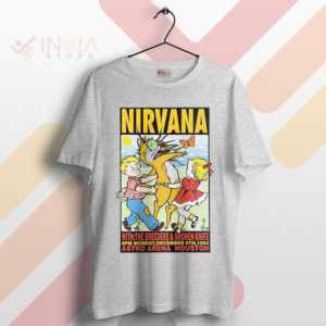 Astroarena Memories Nirvana '93 Graphic Sport Grey T-Shirt