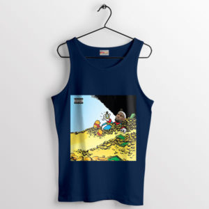Authentic Dollar Menu 2 Merch Navy Tank Top