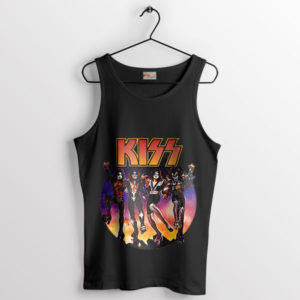 Authenticity Vintage KISS Members Black Tank Top