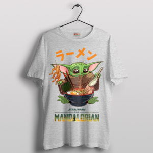 Baby Yoda Noodles Cute Ramen Lover Sport Grey T-Shirt