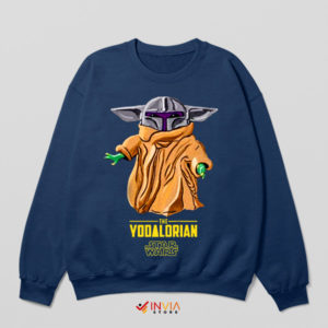 Baby Yoda Series Yodalorian Adventure Navy Sweatshirt