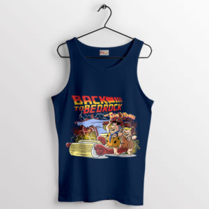 Back to the Future in Flintstones Navy Tank Top
