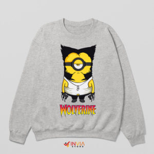 Banana Claws X-Minion Wolverine Sport Grey Sweatshirt