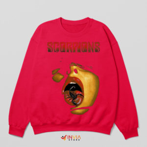 Believe in Art Scorpions Fans Red Sweatshirt