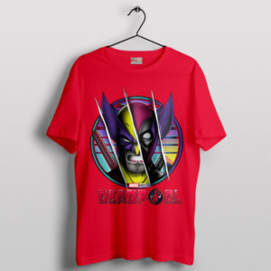 Best Friends Forever Deadpool Wolverine Red T-Shirt