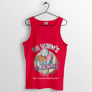 Big Worm Ice Cream Truck Friday Red Tank Top