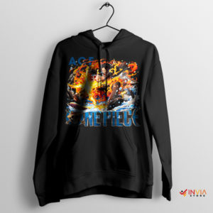 Blazing Barrage Ace's Fire Attack Black Hoodie