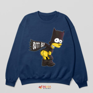Booty Adventures Butt Boy Bart Navy Sweatshirt