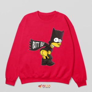 Booty Adventures Butt Boy Bart Red Sweatshirt
