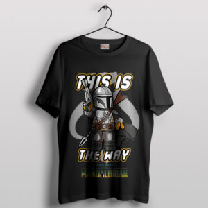 Brick Bounty LEGO Mando in Mandalorian Black T-Shirt